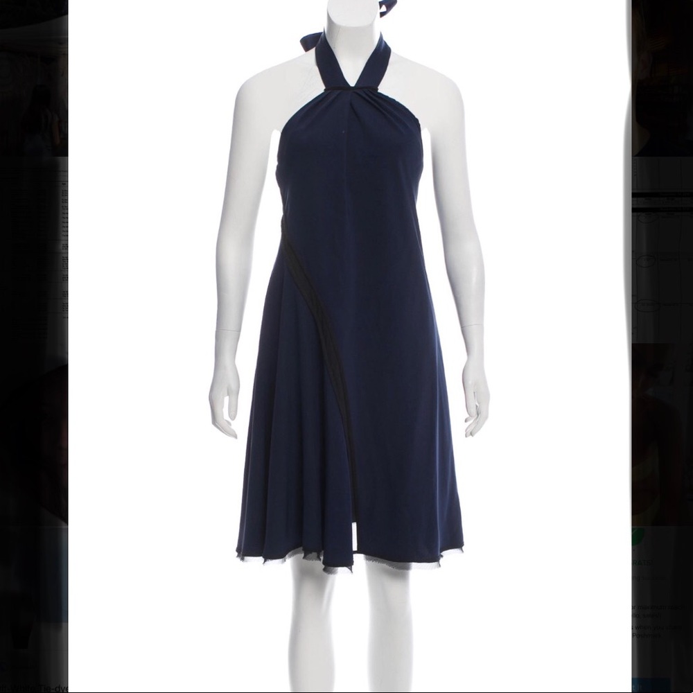 Jason Wu Raw Edge Halter Dress